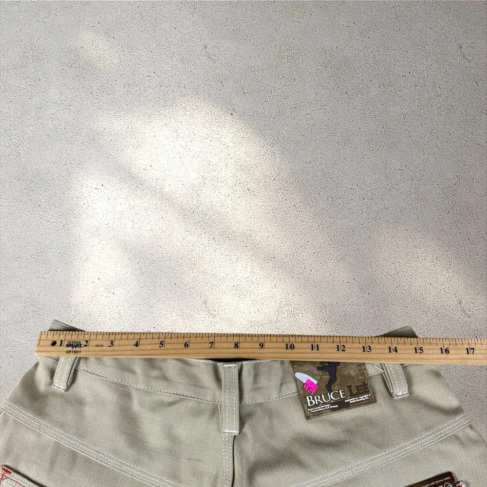 Vintage Y2K Bruce Lee Baggy Denim Shorts Men's 32‎ NOS NWT 14